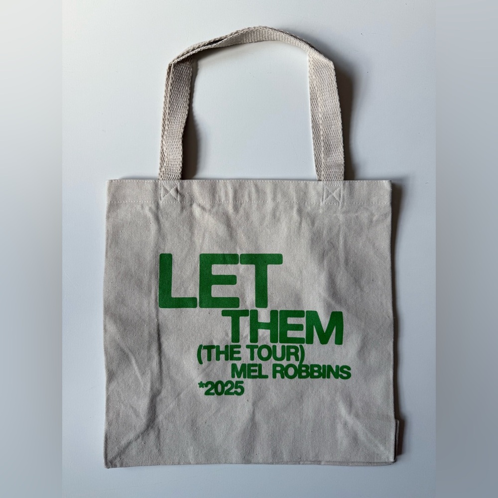 Mel Robbins “Let Them” Tour 2025 Canvas Tote Bag
